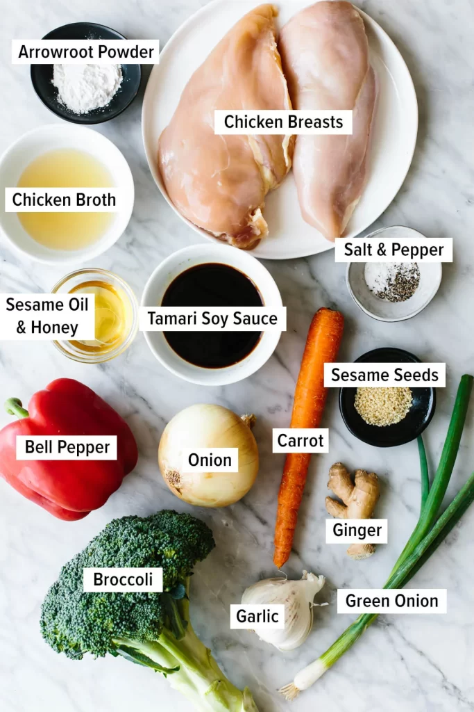 Stir fry chicken ingredients | RockingRecipes.com