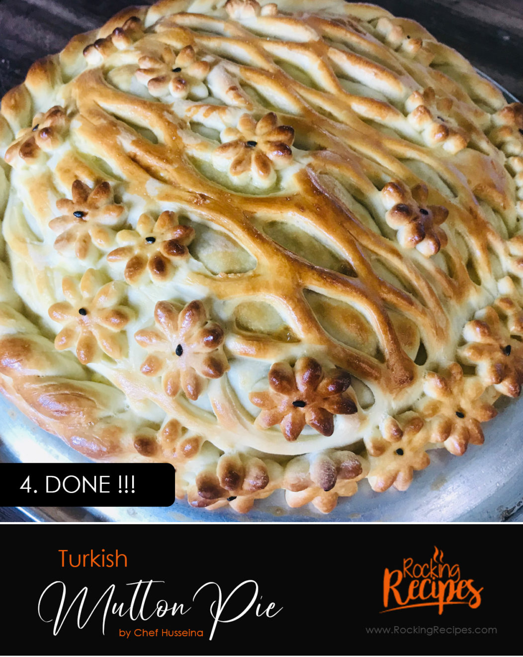 Turkish Mutton (Laham) Pie - Rocking Recipes