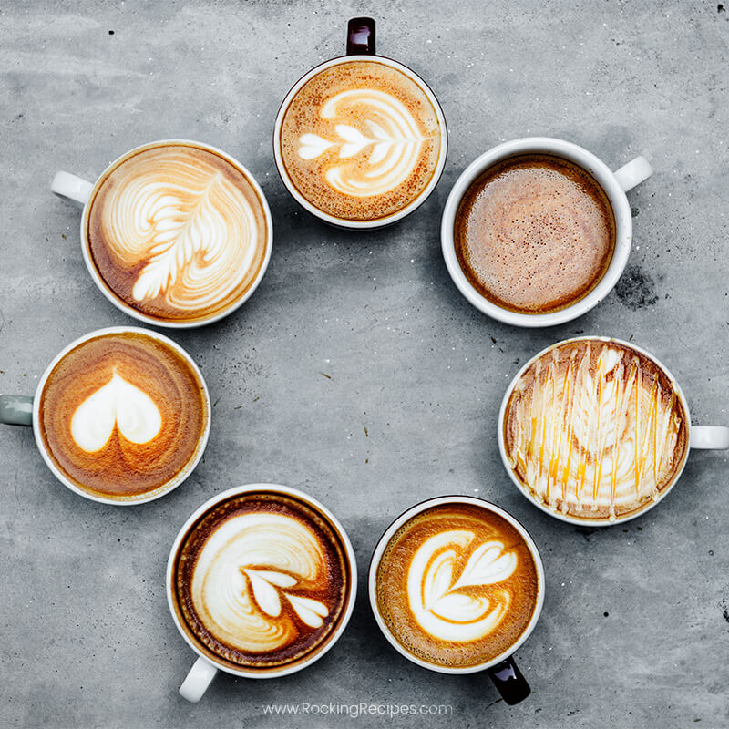 FROTHY COFFEE ART | rockingrecipes.com