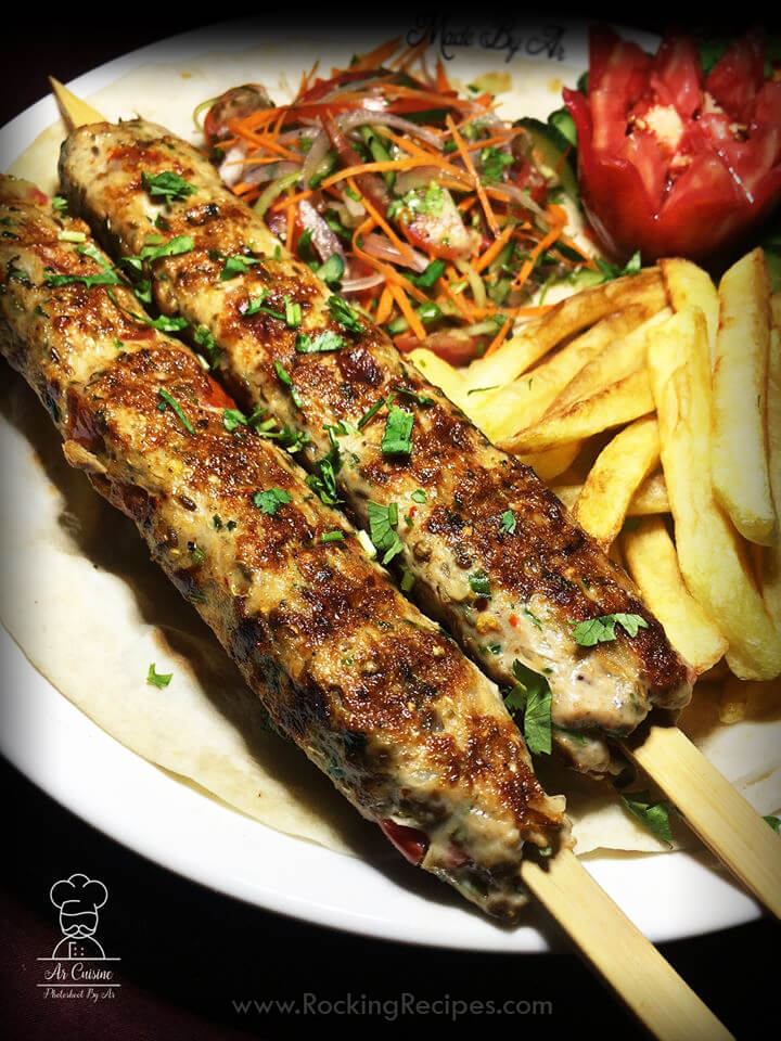 Middle Eastern Chicken Kafta Kebab