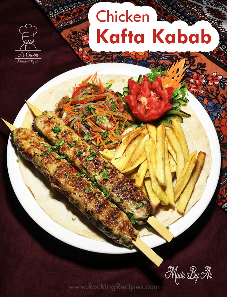 Middle Eastern Chicken Kafta Kebab