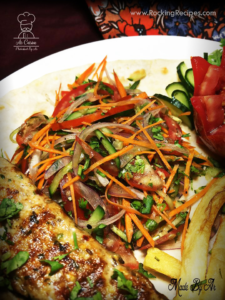 Chicken Kafta salata salad | RockingRecipes.com