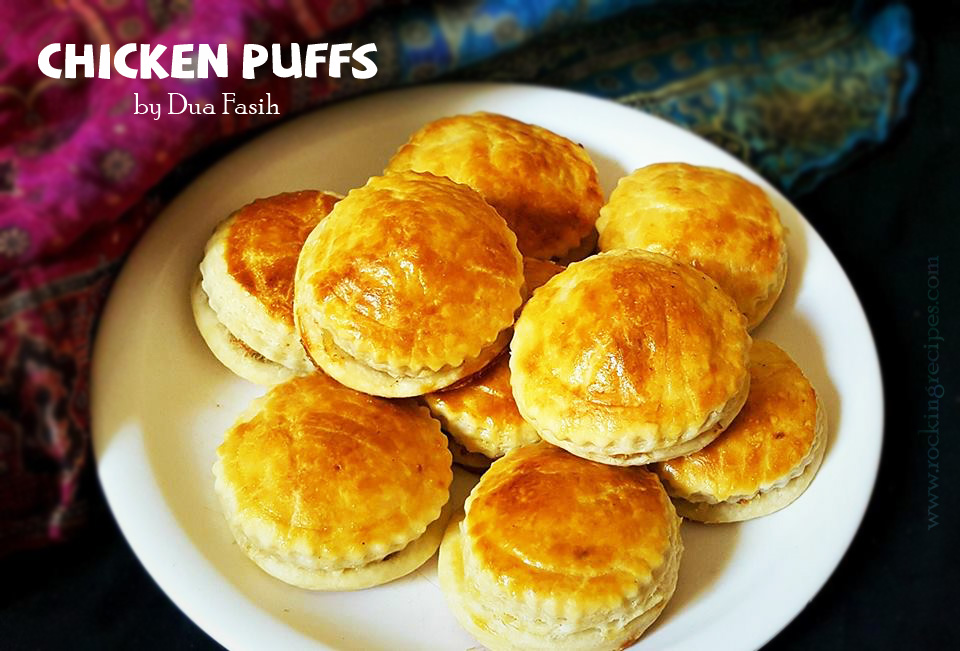 How to make chicken puffs at home