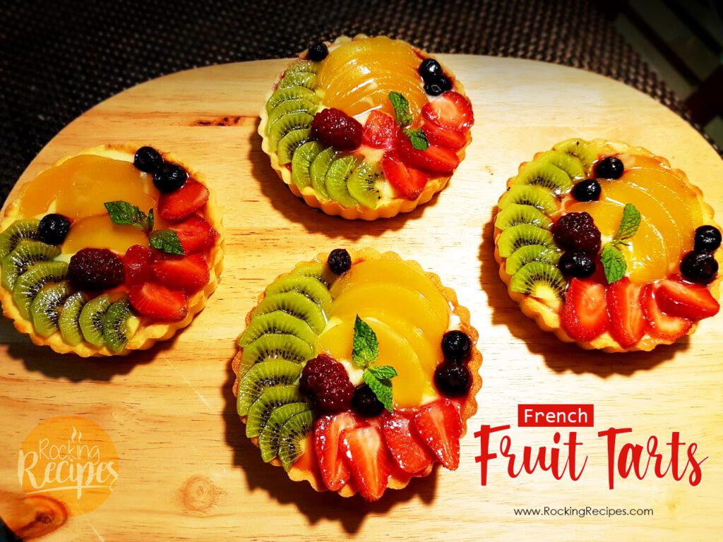 French Fruit Tart Recipe-01 | RockingRecipes.com
